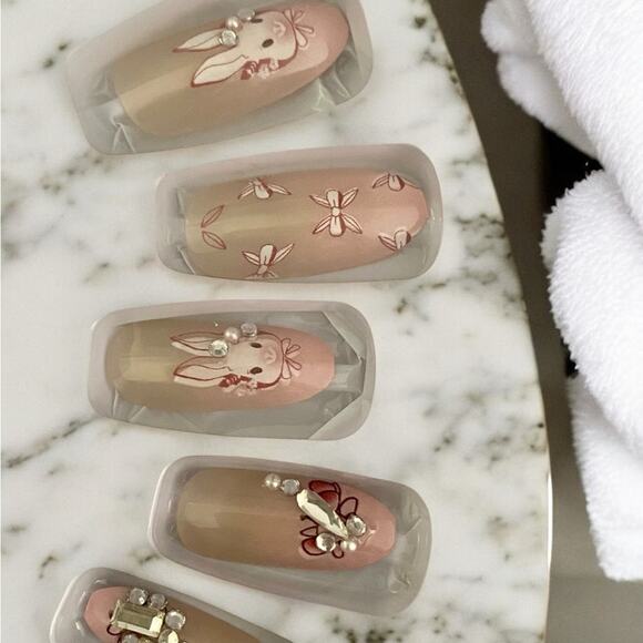 Press-On Nails 24pc Set $6 ea or 2 for $9 or 4 for $15 Mix & Match NEW - Picture 2 of 6